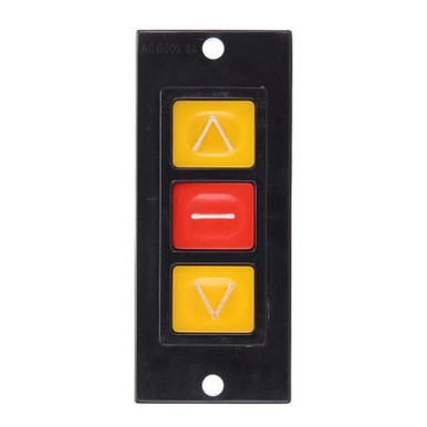 GamlReid Up Down Stop 3 Buttons Switch Black Plastic Housing Push ...