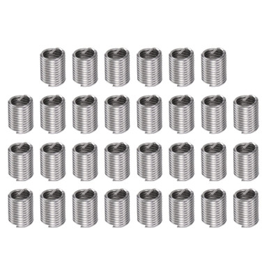 HARFINGTON 30pcs Wire Threaded Inserts 1/2-13 UNC 2D 25.4mm 304 ...