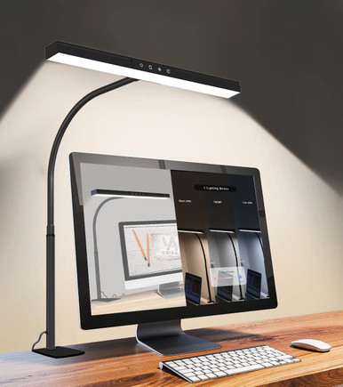 ANINO LED Desk Lamp With Clamp Monitor Light Flexible Gooseneck 3 Color anino-led-desk-lamp-with-clamp-monitor-light-flexible-gooseneck-3-color