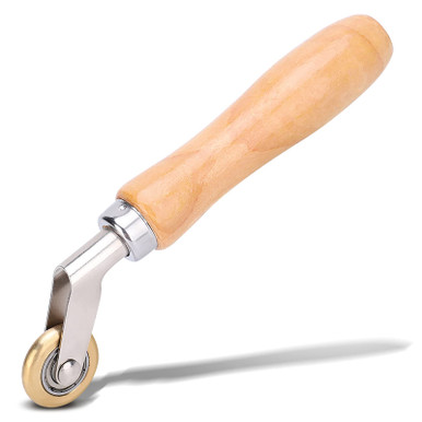 Brass Penny Roller – Handheld Seam Roller For Roofing, Vinyl Flooring & Waterproof Membranes