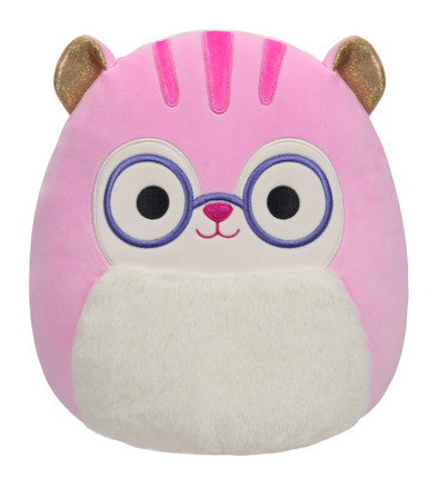 Squishmallows Original 12-Inch TJ Pink Squirrel with Glasses - Medium