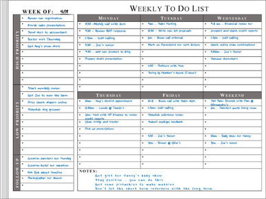 Weekly Planner TO DO List Notepad, 50 Pages Task Management with ...