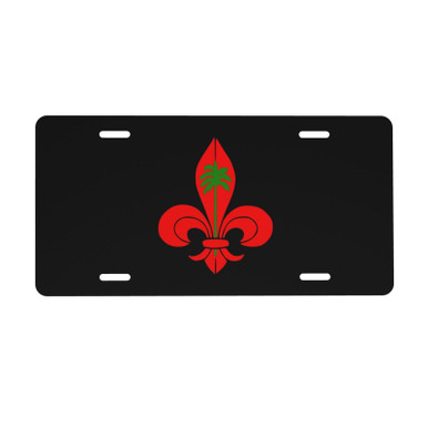 Show Off Your Haitian Pride With This Cool 6x12 Aluminum License Plate Sign — Brand New From RFCO, Fits Any Standard Plate Mount.