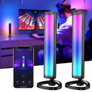 Smart LED Light Bars,Light Bar for Room 16 Million Colors RGB Light Bar ...