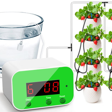 PETIOSK Automatic Drip Irrigation Kit Reliable DIY Plant Self Watering ...