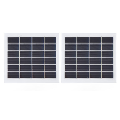 VTOSEN 2 Pcs Portable Solar Panel, High Conversion Efficiency ...
