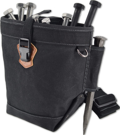 2Pcs Bolt bag w/1 Tool belt, Heavy-Duty Canvas bolt bag, Scaffold tool ...