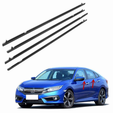 Autowell Weatherstrip Window Seal for Honda Civic Sedan 2016-2021 Door