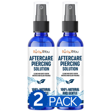 BodyJ4You Piercing Aftercare Spray - Saline Cleanser Natural Recovery