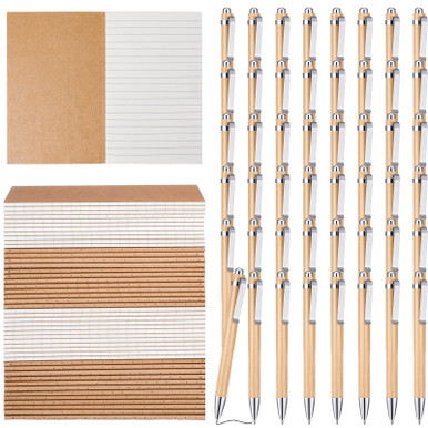 96 Pcs Mini Notebook and Pen Set Bulk Lined Small Pocket Notepad ...
