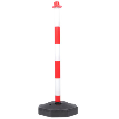 KFFKFF 12 Pack Traffic Delineator Posts, 48-inch Safety Cones With