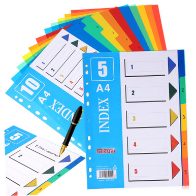 Ciieeo Notebook 2 Pcs File Folder Binder Clips Notebook File Dividers ...