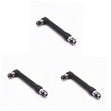 Angoily Double Headed Socket 3pcs Handle Double-headed Right Adapter L ...