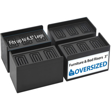 Bed Riser, Furniture Riser, 3 inch Heavy Duty Couch Riser Lift for Wide ...