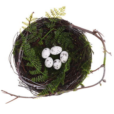 Fake Birds Spring Spring Fake Birds nest Bird Nests 20cm Artificial Nest with Egg ...