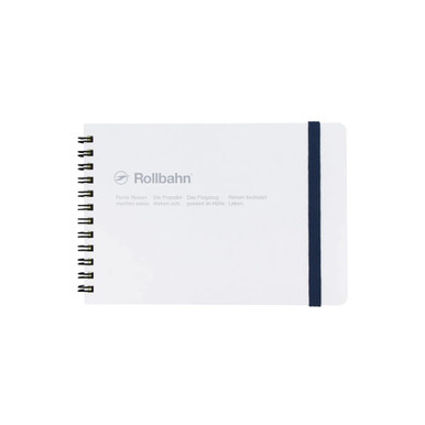 Delfonics Rollbahn Spiral Horizontal Notebooks: 7 in. x 5 in. (White ...