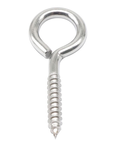 10 Pcs 3-3/16 Inch Screw Eyes, Stainless Steel 304#18 Eye Bolts Screw ...