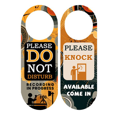 MUKA Do Not Disturb Door Hanger Sign Recording In Progress Door Sign ...