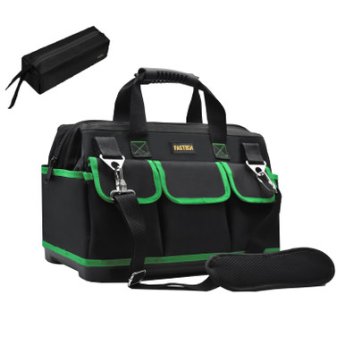 FASTECH 18 Inch Tool Bag With Molded Base and Comfortable Shoulder ...