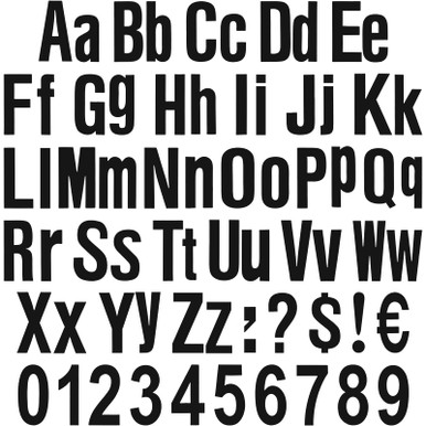 Qyeahkj 150 PCS Large 6" Font Bulletin Board Letters And