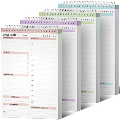 Asten Daily Planner, to Do List Notepad Tear Off, Undated Planner ...