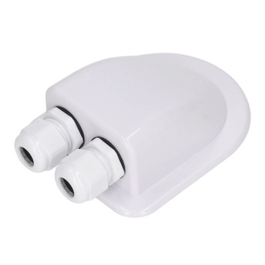 ABS Cable Junction Box Solar Panel Double Wire Cable Entry Gland Box ...