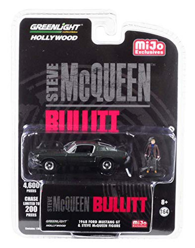 1968 Ford Mustang GT Fastback Green Bullitt  Steve McQueen  (1968) 1/64 Diecast Model Car de