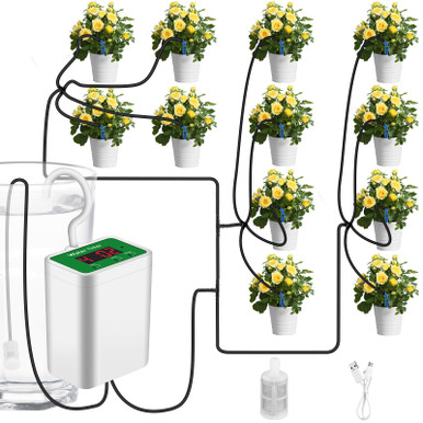 Automatic Watering System for Potted Plants,Drip Irrigation Kit with ...