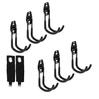 EZ COZY 16 Pack Garage Hooks Heavy Duty, Wall Mount Hooks, Garage