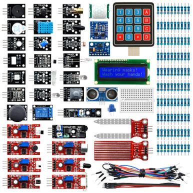KEYESTUDIO 37 in 1 Sensor Kit for Arduino with Tutorial,Sensors Modules ...