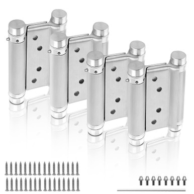Double Action Door Hinge, 3 Inch Spring Hinge Self Closing Door Hinges ...