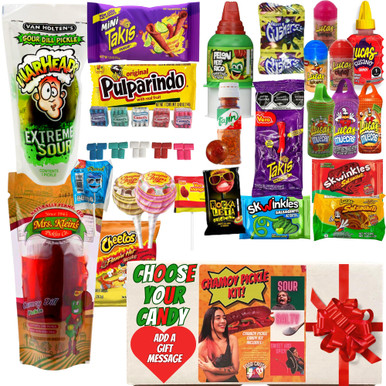 Chamoy Pickle Kit Mexican Candy Gift Box: Choose Your Own Candy, Write ...
