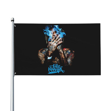 Wiz Rapper Khalifa Singer Flag Garden Banner Flags For Outdoor Indoor ...