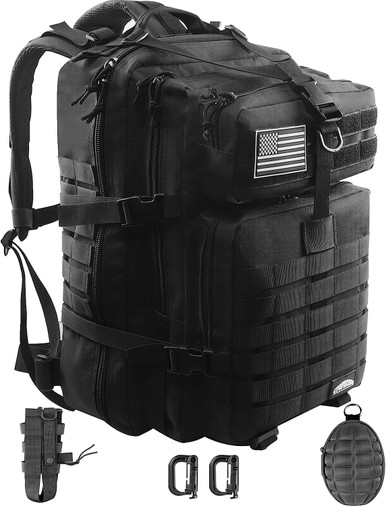 CtopxCone 45L Military Tactical Backpack – Robust & Vielseitig Für Outdoor & Reisen!