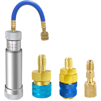 Boltigen AC Oil Injector Kit for R1234YF, R134A, R410A-HVAC Dye Oil ...