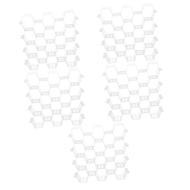 Zerodeko 5 Sets Honeycomb Drawer Plastic Storage Drawer Ladies Socks