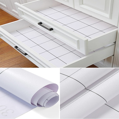 Drawer Shelf Liner?Shelf Liner Self Adhesive Durable Drawer Mats for