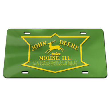 John Deere Gartenflagge 12x18 Zoll – Zweiseitig Bedruckt, Offizielles Lizenzprodukt (schwarz)