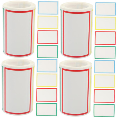Locker Tag Sticker MAGICLULU 4 Rolls Sticker Locker Name Tags Blank Labels Address Labels ...