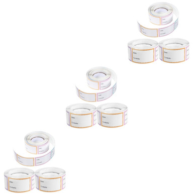 Operitacx 9 Rolls File Identification Stickers Colored Labels Stickers ...