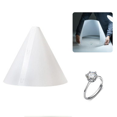 EOAJAFOU Light Cone 360 Degree Photography Diffuser for Reflective ...