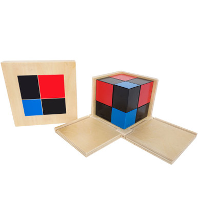 Montessori for 3+ Year Old Algebraic Binomial Cube Wooden Toys Math ...