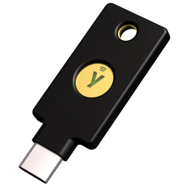 Yubico - Security Key C NFC - Black- Two-Factor authentication (2FA ...