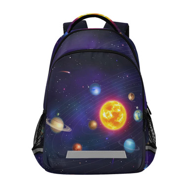 Glaphy Universe Space Solar System Backpack Travel Bookbag Lightweight ...