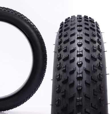 Pneu Fat Bike ZUKKA – 20/26 X 4.0, Pliable, Mélange Nylon/caoutchouc, Compatible VTT, Vélo électrique, Neige, Tout-terrain