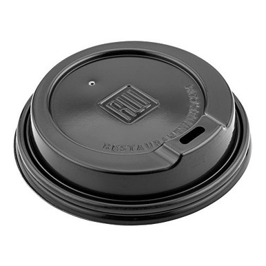 Coffee Cup Lids, Disposable Black Plastic Coffee Cup Lids - Fits 8 oz ...