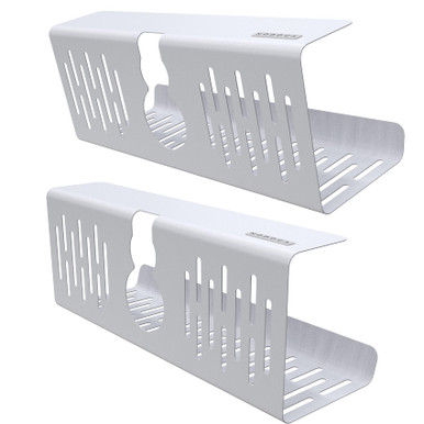 NODOCA No Drill Under Desk Cable Management Tray, 14'' Wire Management ...