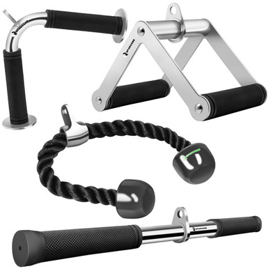 QPARVERS Cable Attachments for Gym LAT pulldown attachments Cable ...