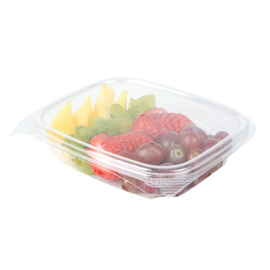 Restaurantware Thermo Tek 8 Ounce Clamshell Containers, 100 Anti-Fog To ...