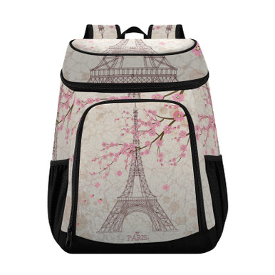 Vintage Eiffel Tower Cooler Backpack Waterproof Backpack Cooler